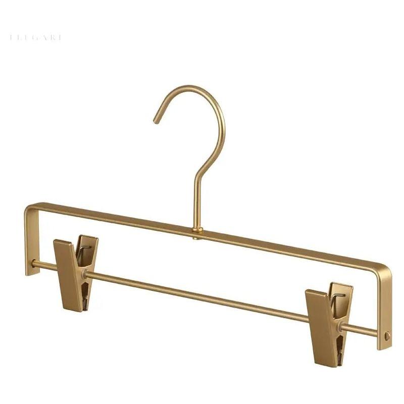 Elegant Matte Trouser Hangers (1+4 Pieces) – Clip System