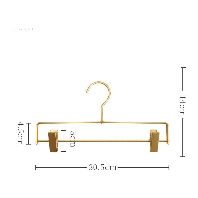 Hochwertige Hosenbügel mit Clips – 5 Stück Set