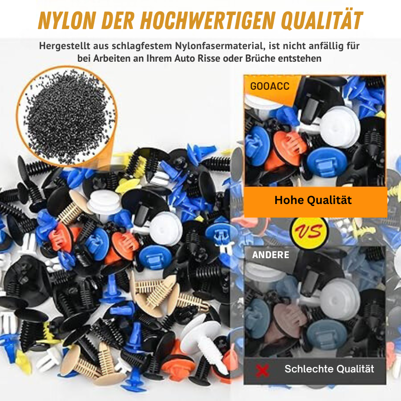 ClipMaster – 725 Pieces Car Retainer Clips and Fastener Removal Tools
