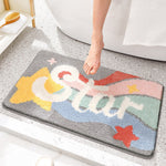Colorful and soft non-slip mats for bathrooms and entryways