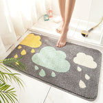 Colorful and soft non-slip mats for bathrooms and entryways