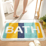 Colorful and soft non-slip mats for bathrooms and entryways