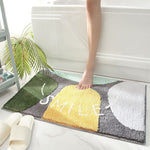 Colorful and soft non-slip mats for bathrooms and entryways