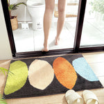 Colorful and soft non-slip mats for bathrooms and entryways