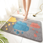 Colorful and soft non-slip mats for bathrooms and entryways