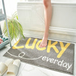 Colorful and soft non-slip mats for bathrooms and entryways