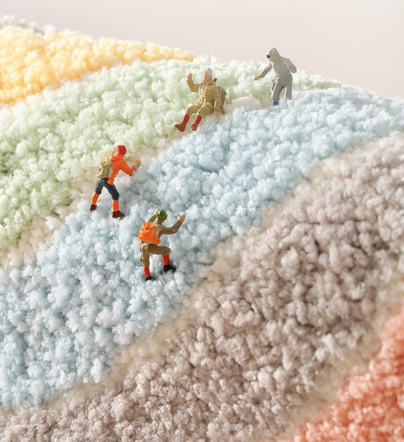 Colorful and soft non-slip mats for bathrooms and entryways