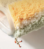 Colorful and soft non-slip mats for bathrooms and entryways