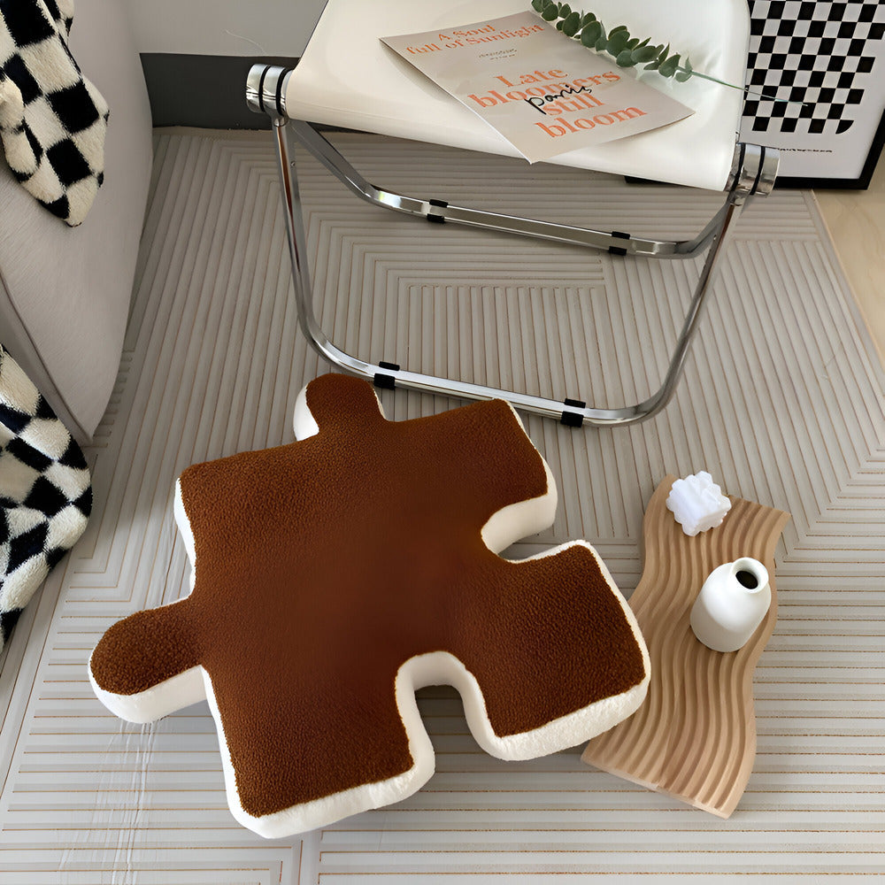 Colorful 3D Puzzle Pillow – Soft, Interactive Design for Comfort and Fun