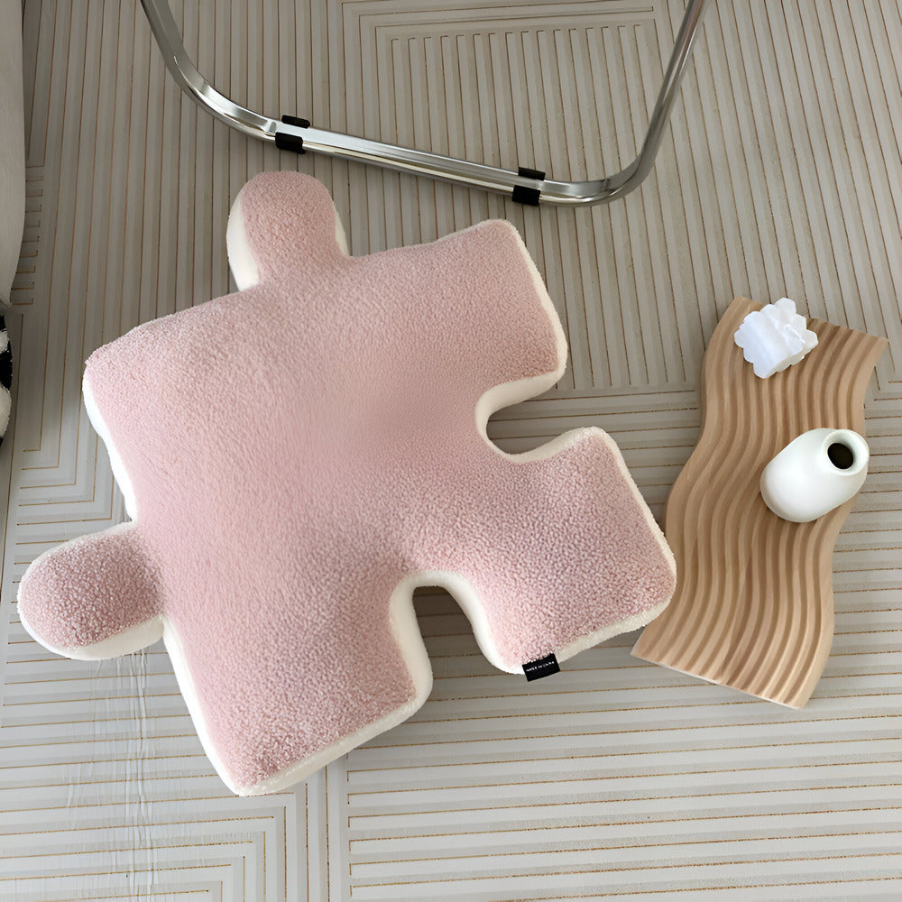 Colorful 3D Puzzle Pillow – Soft, Interactive Design for Comfort and Fun
