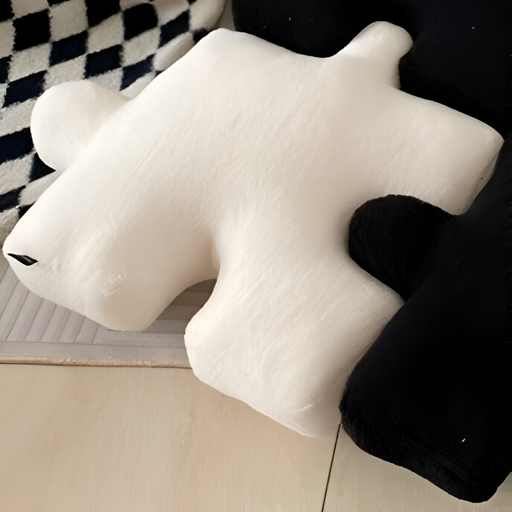 Colorful 3D Puzzle Pillow – Soft, Interactive Design for Comfort and Fun