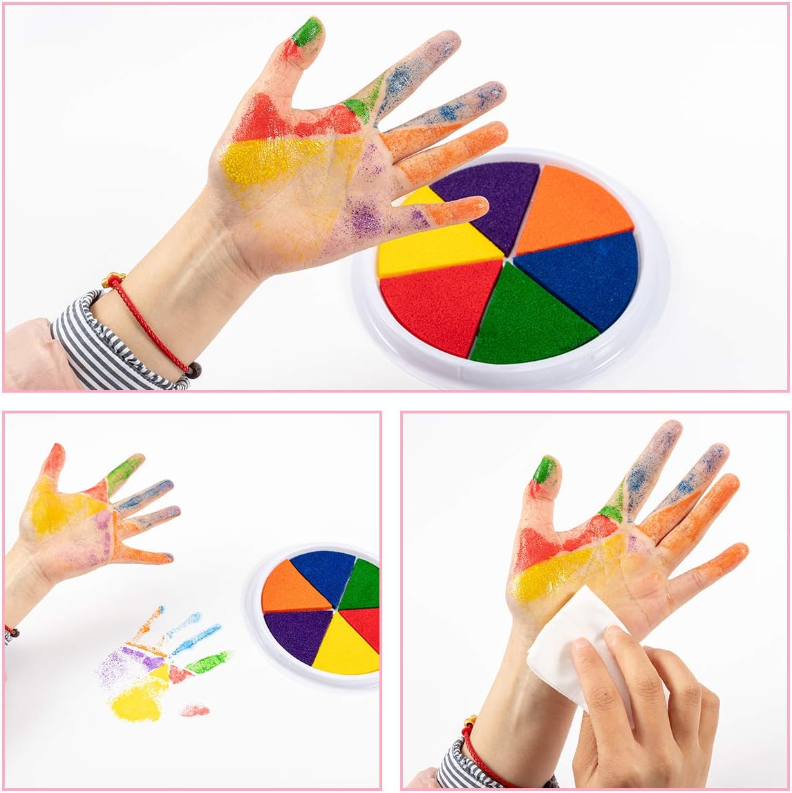 Colorful Adventures - Finger Painting Book for Kids. Creative and Educational.