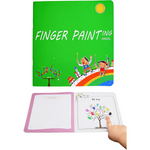 Colorful Adventures - Finger Painting Book for Kids. Creative and Educational.
