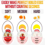 Boiling eggs made easy with color-changing timers