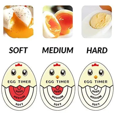 Boiling eggs made easy with color-changing timers