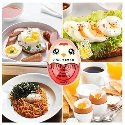 Boiling eggs made easy with color-changing timers