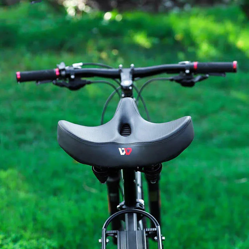 Bequemer Überbreiter Fahrradsattel zur Linderung von Sattelbeschwerden