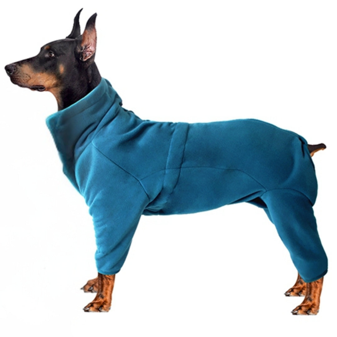 ComfyTail | Hundejumpsuit für kalte Tage und Gelenkprobleme
