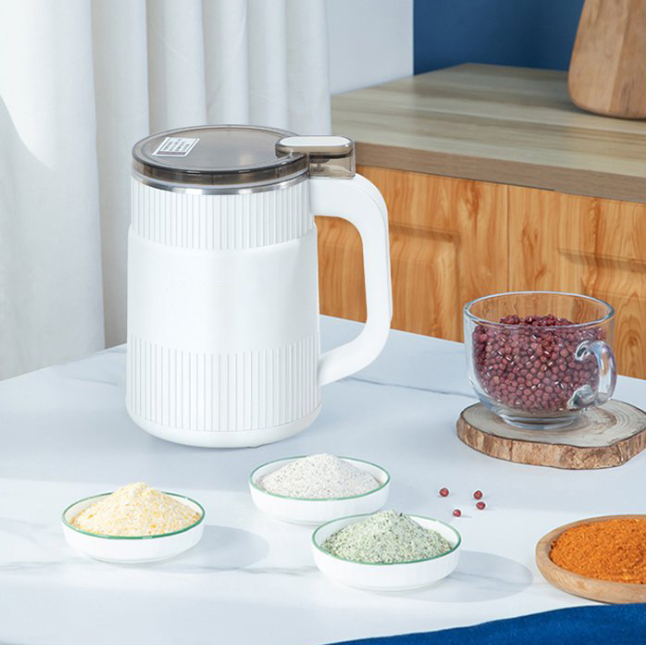 Kompakter elektrischer Kaffeebohnen- und Getreidemühle – Ideal für gesundes Backen mit einfachem Reinigungssystem