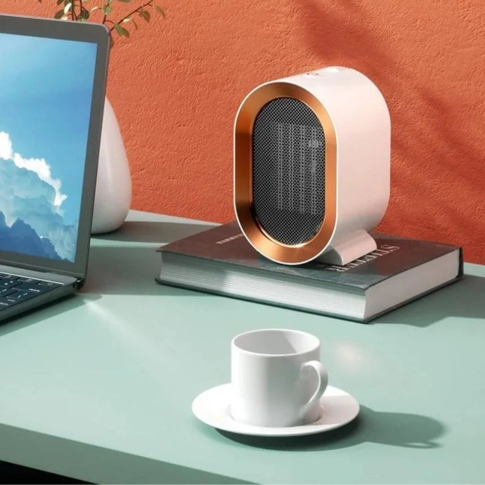 Compact Fan Heater with Individual Temperature Setting – Quiet and Energy-Efficient for Every Room