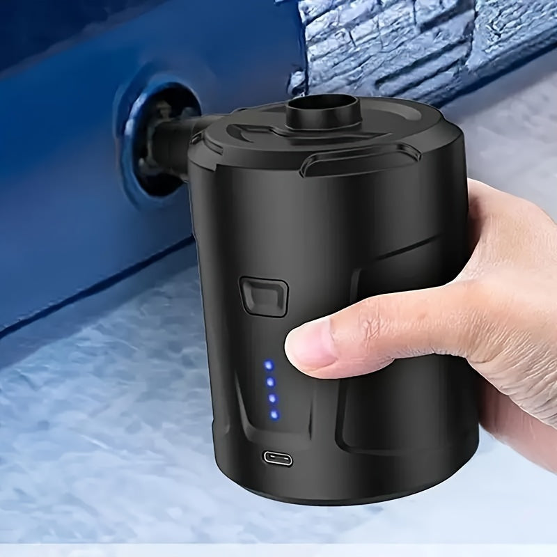 Tragbare USB-Akku Mini-Luftpumpe für schnelles Aufblasen