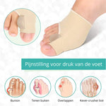 Toe correctors with gel cushioning for pain-free walking
