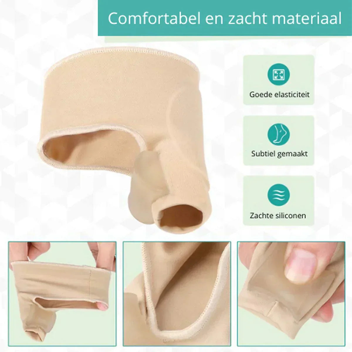 Toe correctors with gel cushioning for pain-free walking