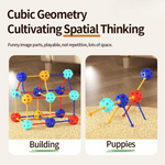 Flexible PVC Toy - 3D Geometric Building Beads