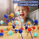Flexible PVC Toy - 3D Geometric Building Beads