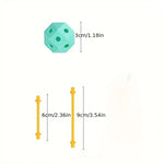 Flexible PVC Toy - 3D Geometric Building Beads