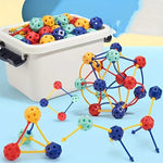 Flexible PVC Toy - 3D Geometric Building Beads