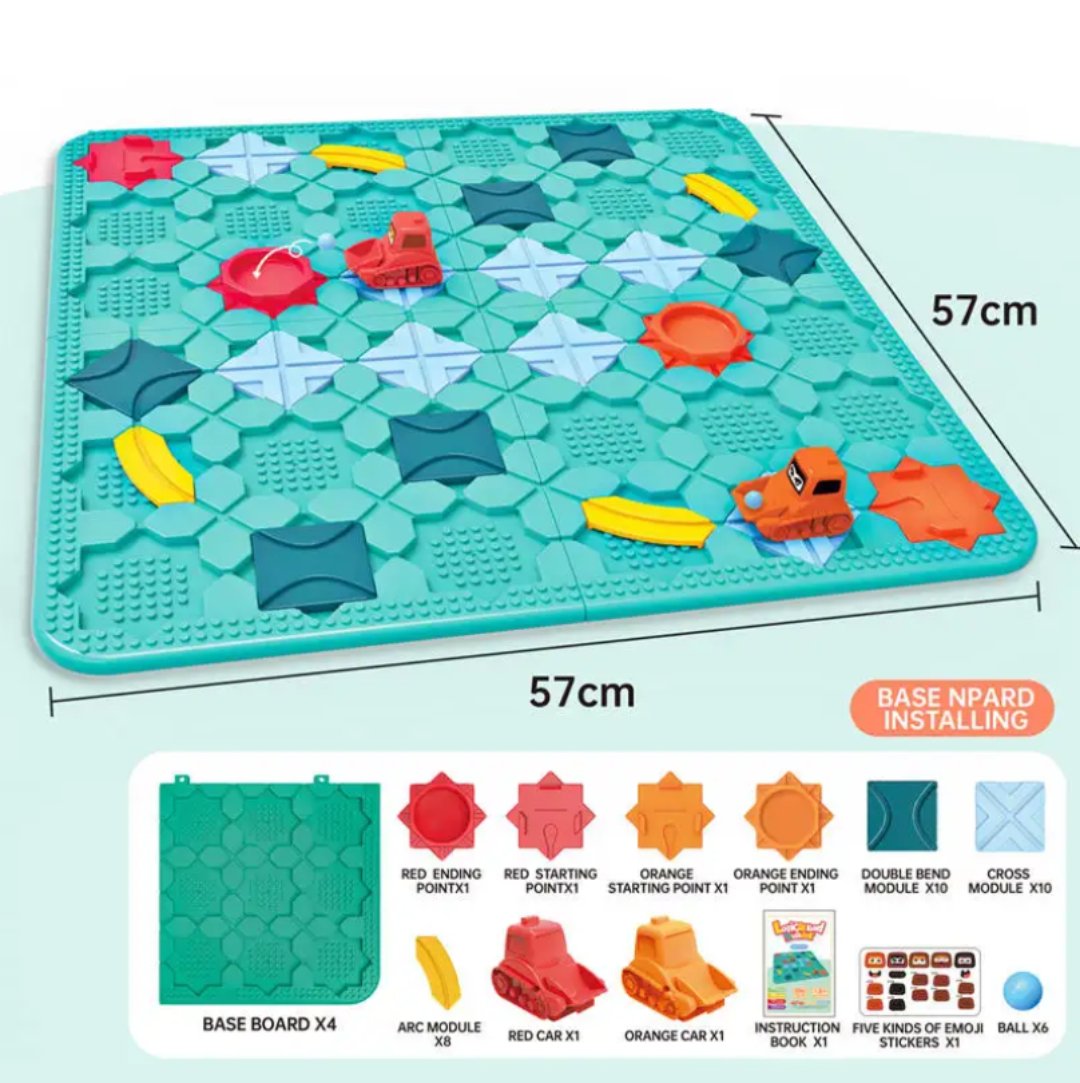 ConstructoPlay - Creative Road Construction Set for Children