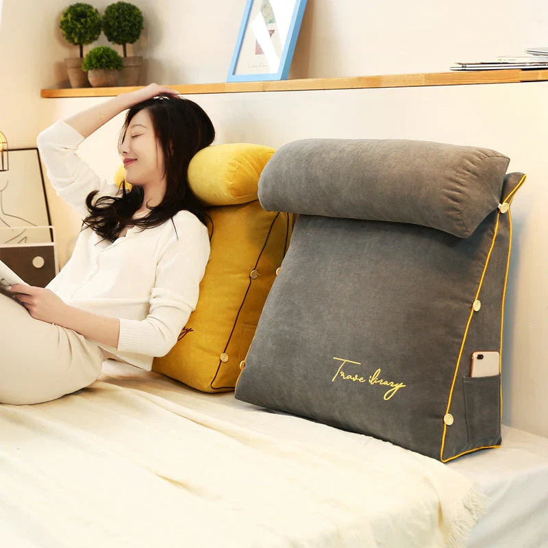 Relax Wedge Pillow for Back and Neck Support - Contoured Pillow