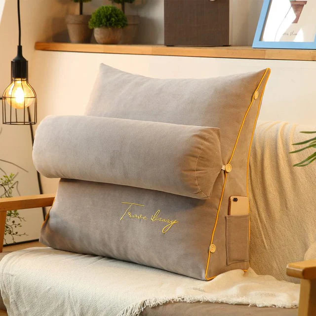 Relax Wedge Pillow for Back and Neck Support - Contoured Pillow