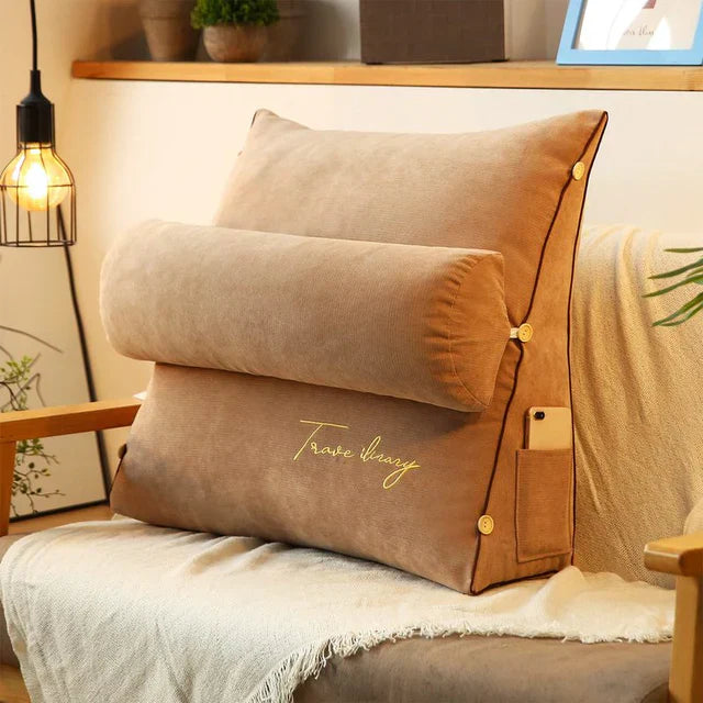 Relax Wedge Pillow for Back and Neck Support - Contoured Pillow