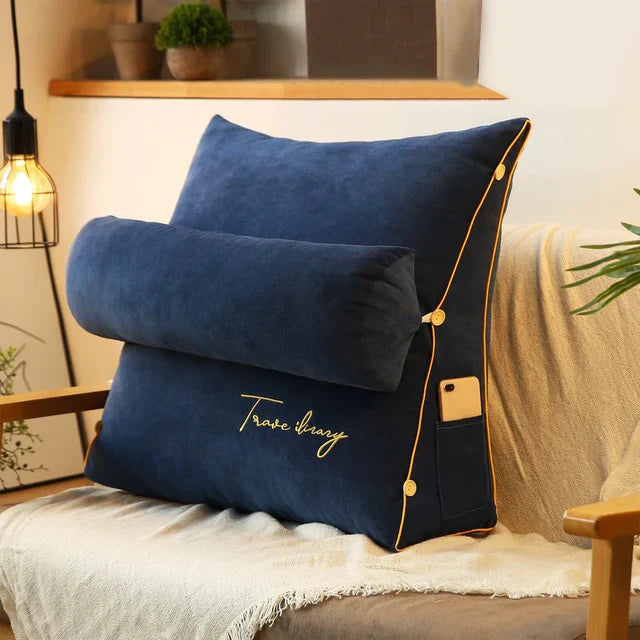 Relax Wedge Pillow for Back and Neck Support - Contoured Pillow