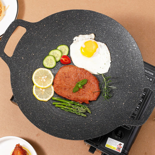 KochGenuss Non-Stick Korean Grill Pan – Stress-Free Cooking, Juicy Dishes, Always Clean