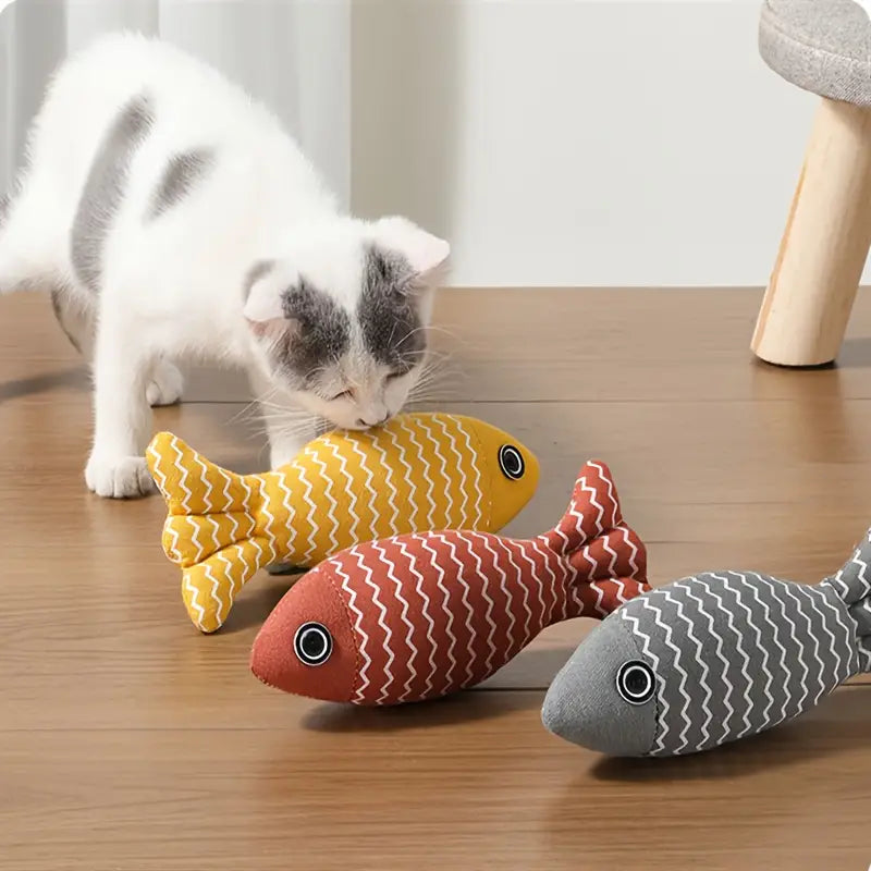 CoralCat | Katzenminze-Spielzeug in Fischform