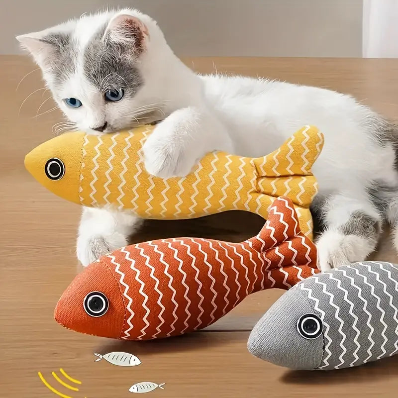 CoralCat | Katzenminze-Spielzeug in Fischform