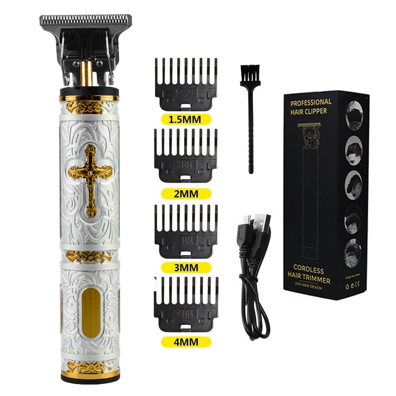 Cordless hair clipper for precise styling