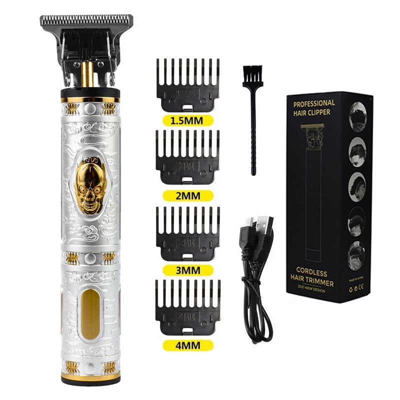 Cordless hair clipper for precise styling