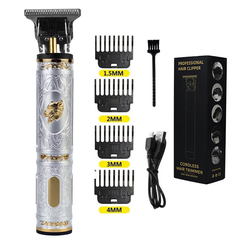 Cordless hair clipper for precise styling