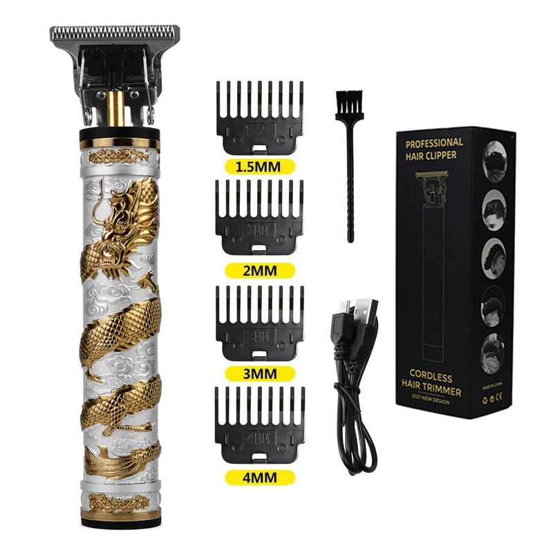 Cordless hair clipper for precise styling