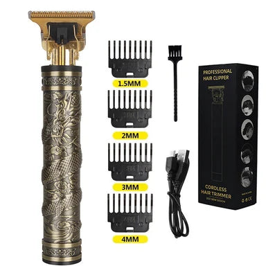 Cordless hair clipper for precise styling