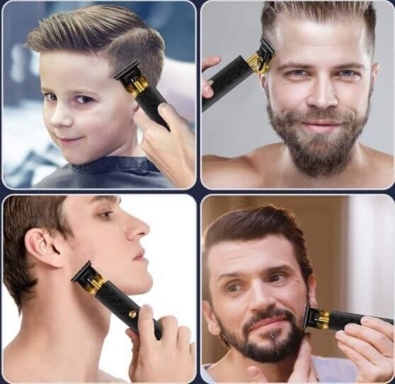 Cordless hair clipper for precise styling