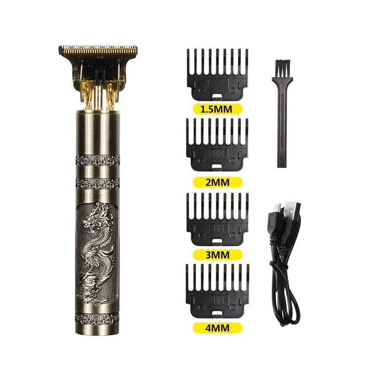 Cordless hair clipper for precise styling