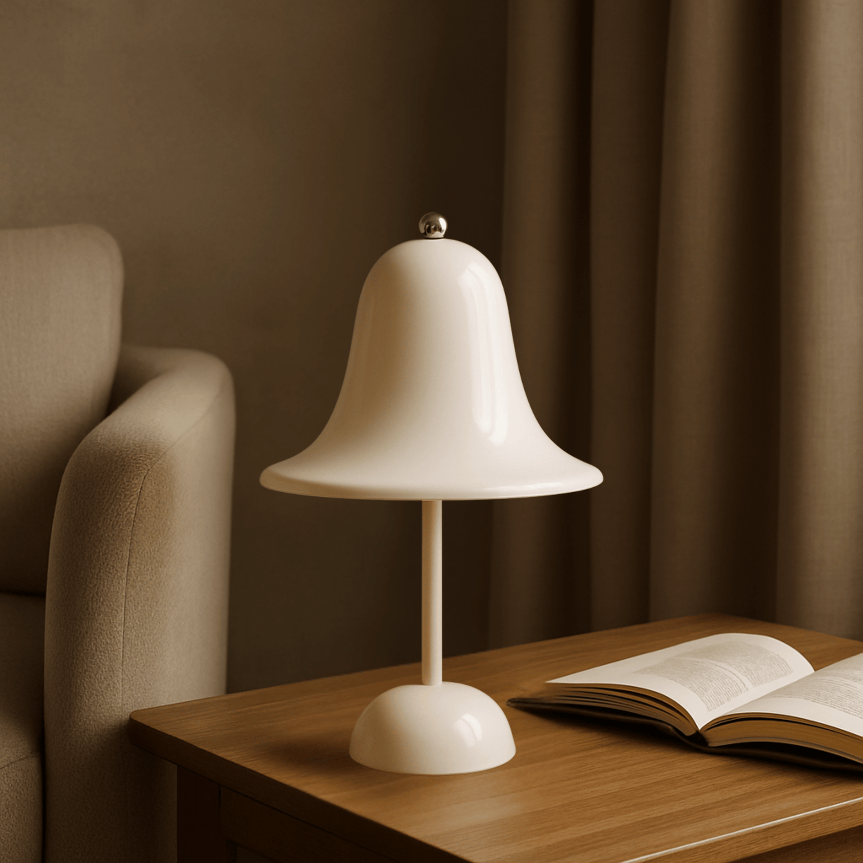 Kabellose LED-Tischlampe mit Touch-Dimmung – Moderne Designleuchte für Zuhause und Büro