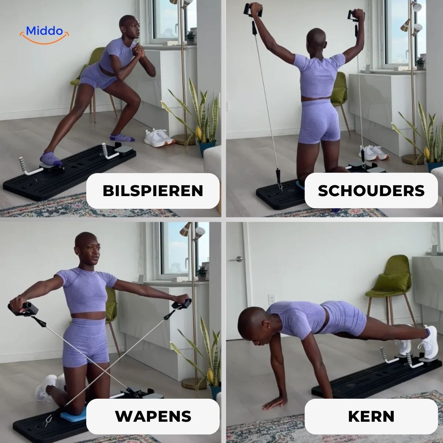 FlexiFit Trainingsboard | Vielseitiges Fitnessgerät für dein Zuhause