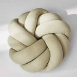 Knotted Cotton Pillow - Coziness for Your Home