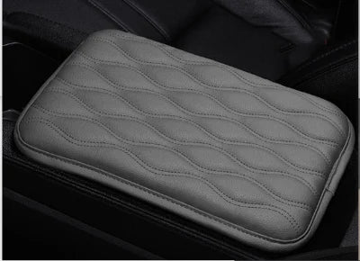 Komfortable Armlehnenauflage aus Baumwolle und Leder für Autos